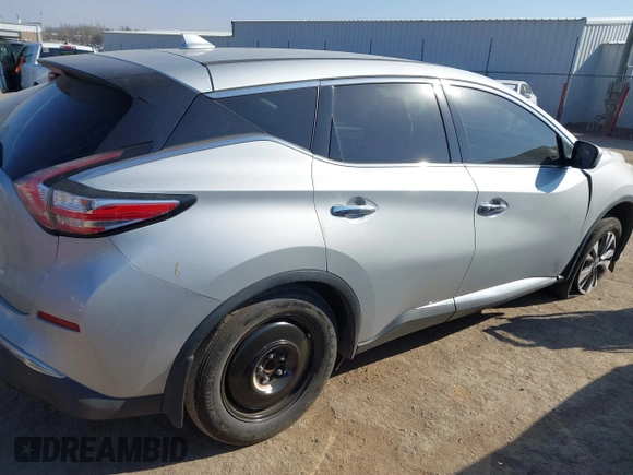 2017 Nissan Murano Platinum with VIN 5N1AZ2MG1HN181276, listed as a IAAI auction lot 41625761 with 124,525 mi miles. Bid and sale history available at carsss.com. Image 14.