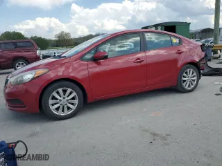 2014 Kia Forte LX with VIN KNAFX4A61E5218150, listed as a Copart auction lot 52137935 with 125,112 mi miles and Salvage Title. Bid and sale history available at carsss.com. Image 1.