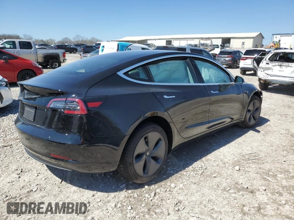 2020 Tesla Model 3 Standard Range Plus with VIN 5YJ3E1EA4LF784677, listed as a Copart auction lot 50515825 with Not Provided miles and Salvage Title. Bid and sale history available at DreamBid. Image 3.