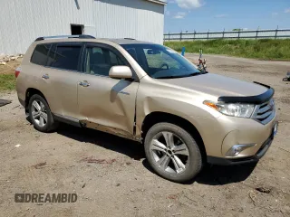 2013 Toyota Highlander Limited с VIN 5TDDK3EH8DS231064, выставлен на аукционе Copart как лот 63184085 с пробегом 141 181 миль миль и Чистый • Clean title. История ставок и продаж доступна на DreamBid. Изображение 4.