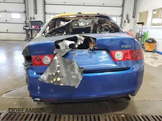 2005 Acura TSX with VIN JH4CL96865C032980, listed as a Copart auction lot 61870505 with Not provided miles and Salvage title. Bid and sale history available at DreamBid. Image 6.