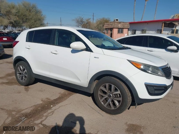 2014 Kia Sportage LX with VIN KNDPBCAC1E7551393, listed as a IAAI auction lot 41462320 with NaN miles. Bid and sale history available at carsss.com. Image 1.