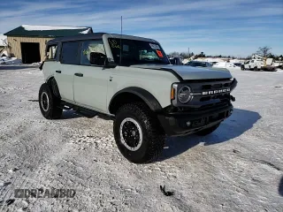 2024 Ford Bronco Big Bend with VIN 1FMDE7BH2RLA40943, listed as a Copart auction lot 46072505 with 17,077 mi miles and Non Repairable. Bid and sale history available at DreamBid. Image 12.