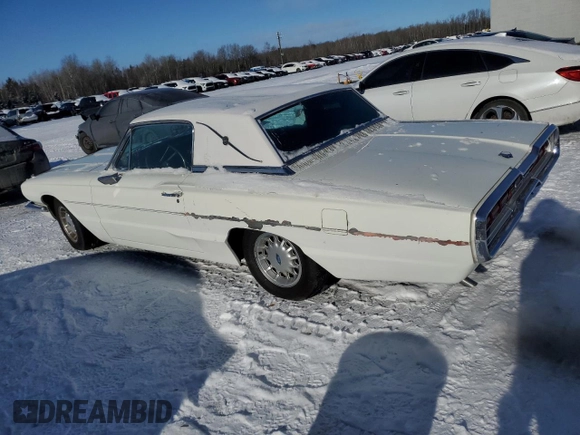 1966 Ford Thunderbird with VIN 6Y87Z154605, listed as a Copart auction lot 87822795 with 11 mi miles and Clean Title. Bid and sale history available at DreamBid. Image 2.