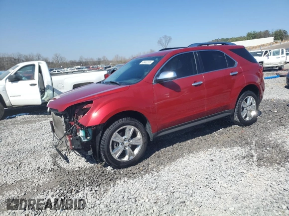 2015 Chevrolet Equinox LTZ with VIN 2GNFLDE35F6389379, listed as a Copart auction lot 48462335 with 94,120 mi miles and Salvage Title. Bid and sale history available at carsss.com. Image 1.
