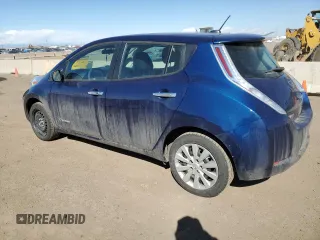 2016 Nissan LEAF S with VIN 1N4BZ0CP9GC314557, listed as a Copart auction lot 46892345 with 94,278 mi miles and Salvage Title. Bid and sale history available at carsss.com. Image 2.