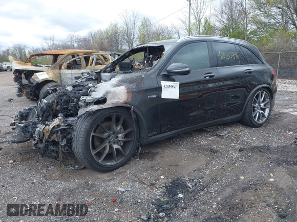 2017 Mercedes-Benz GLC with VIN WDC0G6EB5HF177235, listed as a IAAI auction lot 42035891 with 1 mi miles. Bid and sale history available at carsss.com. Image 2.