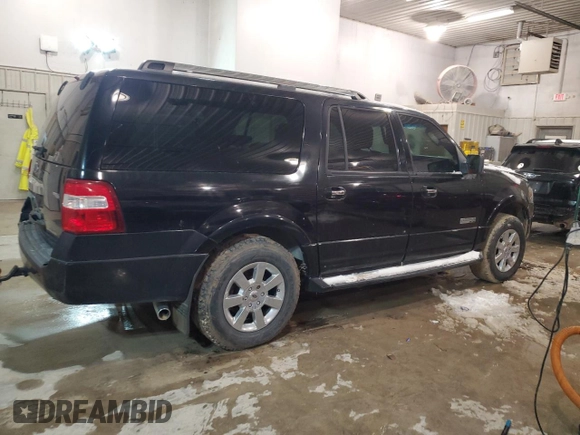 2008 Ford Expedition Max Limited with VIN 1FMFK19577LA08738, listed as a Copart auction lot 58176585 with Not provided miles and Non repairable. Bid and sale history available at DreamBid. Image 3.