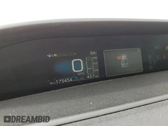 2017 Toyota Prius Two with VIN JTDKBRFU4H3557392, listed as a Copart auction lot 55981015 with 175,454 mi miles and Clean Title. Bid and sale history available at DreamBid. Image 9.