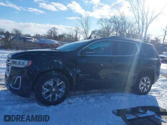 2022 GMC Acadia SLE with VIN 1GKKNKL46NZ165160, listed as a IAAI auction lot 41608269 with 48,018 mi miles. Bid and sale history available at carsss.com. Image 13.