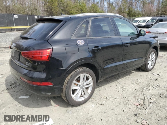 2017 Audi Q3 Premium z VIN WA1ECCFS6HR008225, wystawiony jako Copart lot #49526935 z przebiegiem 61 250 mil mil oraz Szkody całkowita. Historia ofert i sprzedaży dostępna na DreamBid. Obrazek 3.