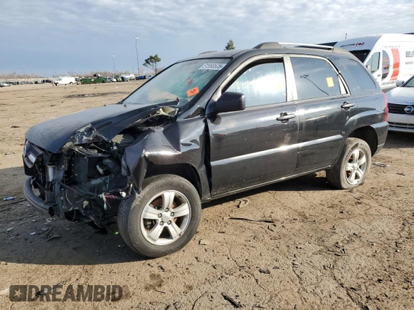 2010 Kia Sportage LX with VIN KNDKG3A43A7726547, listed as a Copart auction lot 51558525 with 72,842 mi miles and Salvage Title. Bid and sale history available at carsss.com. Image 1.