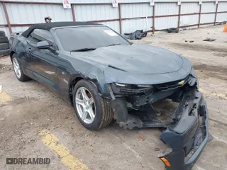 2020 Chevrolet Camaro 1LT with VIN 1G1FB3DS5L0105826, listed as a IAAI auction lot 41507098 with 111,944 mi miles. Bid and sale history available at carsss.com. Image 1.