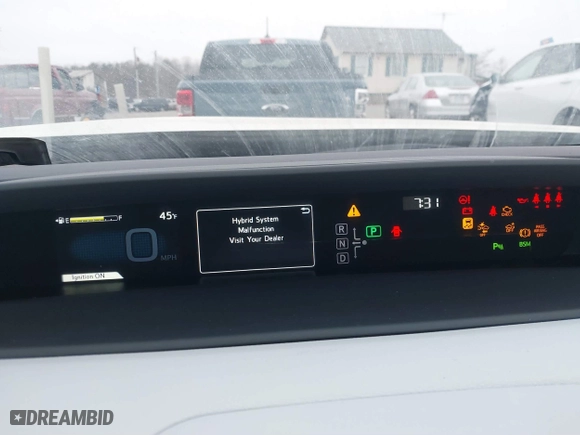 2019 Toyota Prius L Eco with VIN JTDKARFU8K3081187, listed as a IAAI auction lot 41771346 with 64,864 mi miles. Bid and sale history available at carsss.com. Image 7.