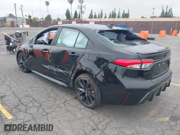 2024 Toyota Corolla SE with VIN 5YFS4MCE5RP193258, listed as a IAAI auction lot 42141645 with 7,837 mi miles and . Bid and sale history available at DreamBid. Image 3.
