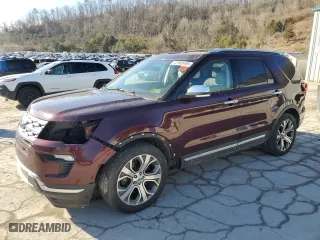 2019 Ford Explorer Limited with VIN 1FM5K8F86KGA86609, listed as a Copart auction lot 47983495 with 92,303 mi miles and Salvage Title. Bid and sale history available at carsss.com. Image 1.
