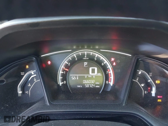 2018 Honda Civic LX with VIN 2HGFC2F58JH571072, listed as a IAAI auction lot 41684450 with 66,032 mi miles and . Bid and sale history available at carsss.com. Image 7.