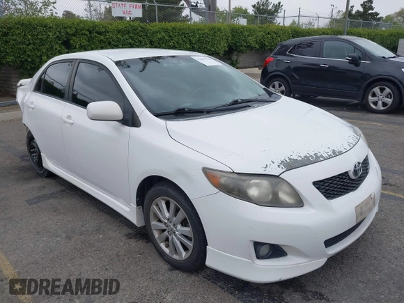 2010 Toyota Corolla with VIN 1NXBU4EE5AZ240272, listed as a IAAI auction lot 42063570 with 230,612 mi miles. Bid and sale history available at carsss.com. Image 1.