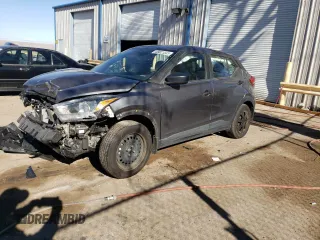 2020 Nissan Kicks S with VIN 3N1CP5BV2LL543066, listed as a Copart auction lot 48821845 with 55,244 mi miles and Salvage Title. Bid and sale history available at carsss.com. Image 1.