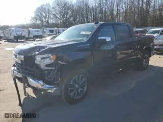 2022 Chevrolet Silverado 1500 LT with VIN 3GCPDKEK0NG538032, listed as a Copart auction lot 87750025 with 12,980 mi miles and Salvage Title. Bid and sale history available at carsss.com. Image 1.