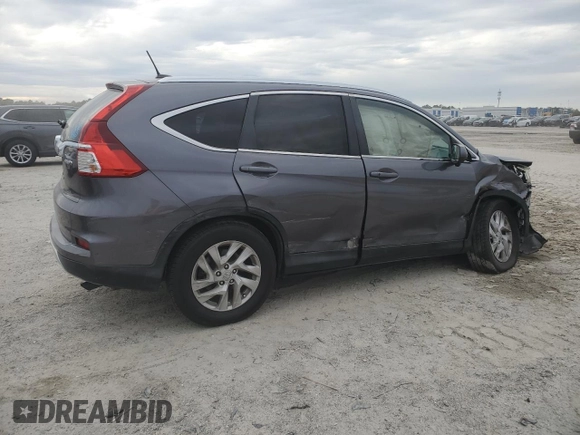 2015 Honda CR-V EX-L with VIN 2HKRM4H78FH666992, listed as a Copart auction lot 42400585 with 155,445 mi miles and Salvage Title. Bid and sale history available at carsss.com. Image 3.