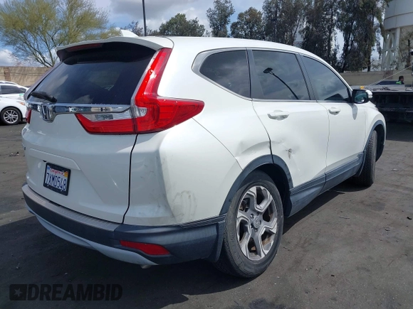 2017 Honda CR-V EX with VIN 2HKRW1H53HH508411, listed as a IAAI auction lot 41914958 with 47,447 mi miles. Bid and sale history available at carsss.com. Image 4.