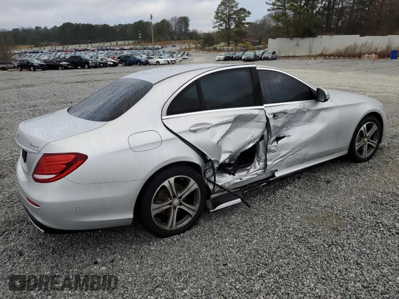 2017 Mercedes-Benz E 300 Luxury with VIN WDDZF4KB3HA202449, listed as a Copart auction lot 43813855 with 57,911 mi miles and Salvage Title. Bid and sale history available at DreamBid. Image 3.
