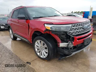 2020 Ford Explorer Limited z VIN 1FMSK8FHXLGC28545, wystawiony jako IAAI lot #42486817 z przebiegiem 47 979 mil mil oraz . Historia ofert i sprzedaży dostępna na DreamBid. Obrazek 1.