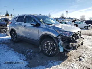 2021 Honda CR-V EX-L with VIN 5J6RW2H89ML003313, listed as a Copart auction lot 89165525 with 0 mi miles and Salvage Title. Bid and sale history available at carsss.com. Image 4.