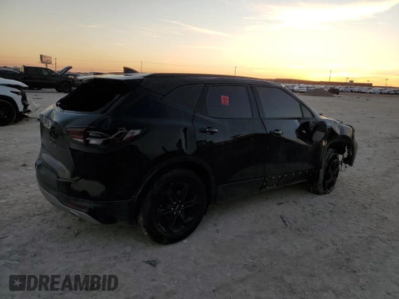2024 Chevrolet Blazer LT with VIN 3GNKBDR49RS182181, listed as a Copart auction lot 85590934 with Not provided miles and Salvage title. Bid and sale history available at DreamBid. Image 3.