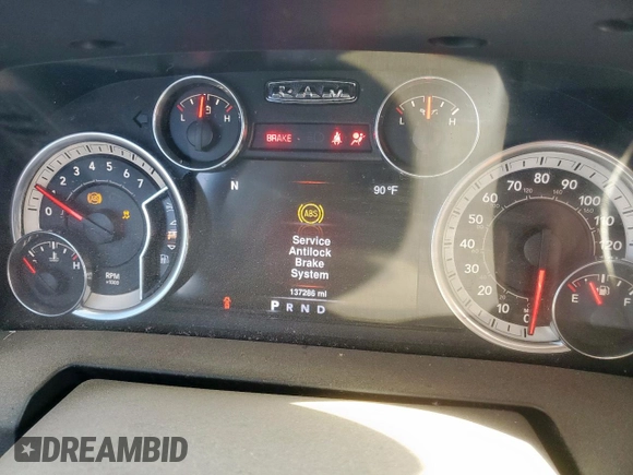 2016 Ram 1500 Lone Star with VIN 1C6RR7LT7GS380441, listed as a Copart auction lot 88371695 with 137,286 mi miles and Salvage title. Bid and sale history available at DreamBid. Image 9.