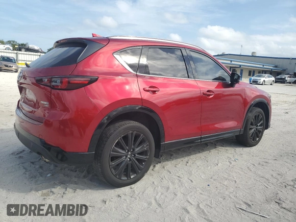 2022 Mazda CX-5 2.5 Turbo with VIN JM3KFBAY4N0637835, listed as a Copart auction lot 47114245 with 28,914 mi miles and Salvage Title. Bid and sale history available at DreamBid. Image 3.