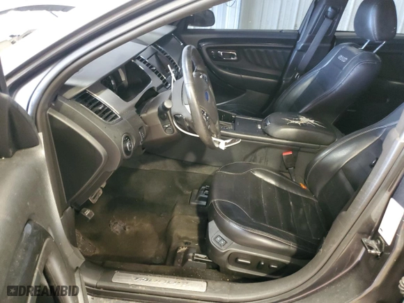2015 Ford Taurus SHO with VIN 1FAHP2KT9FG173331, listed as a Copart auction lot 46626765 with 145244 miles and Salvage Title. Bid and sale history available at carsss.com. Image 7.