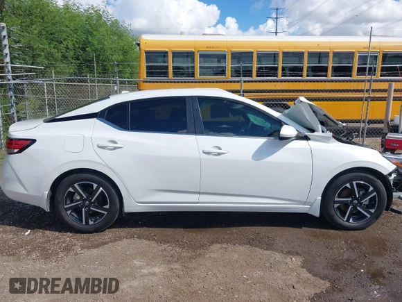 2024 Nissan Sentra SV with VIN 3N1AB8CV5RY267743, listed as a IAAI auction lot 40641292 with 19,272 mi miles and . Bid and sale history available at DreamBid. Image 12.