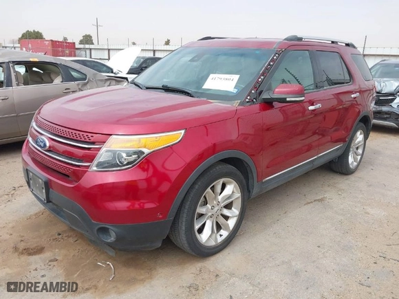 2014 Ford Explorer Limited with VIN 1FM5K8F85EGA27412, listed as a IAAI auction lot 41793804 with 117,134 mi miles. Bid and sale history available at carsss.com. Image 2.