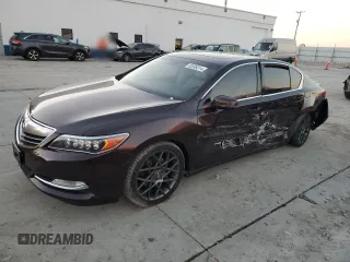 2014 Acura RLX Tech Pkg with VIN JH4KC1F51EC006225, listed as a Copart auction lot 48402475 with 162,645 mi miles and Salvage Title. Bid and sale history available at carsss.com. Image 1.