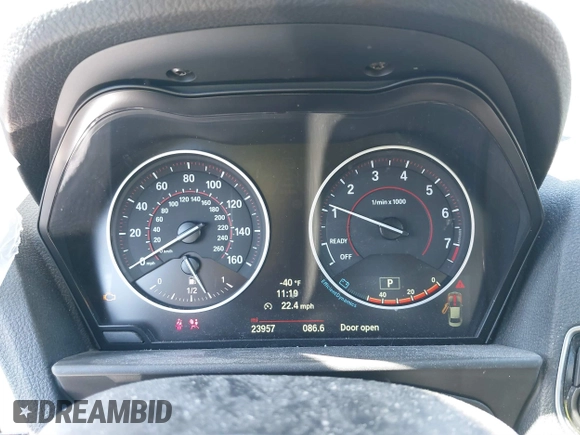 2015 BMW 2 Series M235i with VIN WBA1J7C59FV254140, listed as a IAAI auction lot 41642427 with 23,957 mi miles and . Bid and sale history available at carsss.com. Image 16.