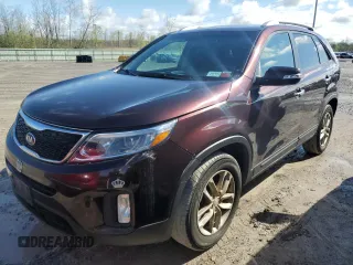 2014 Kia Sorento LX with VIN 5XYKT3A69EG452048, listed as a Copart auction lot 56051085 with 224,618 mi miles and Clean Title. Bid and sale history available at DreamBid. Image 1.