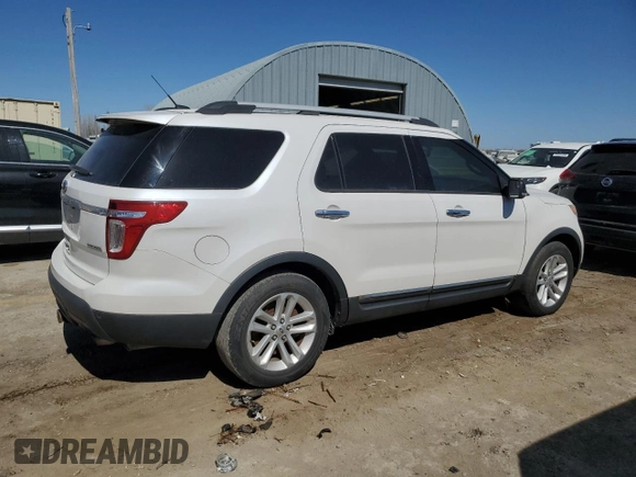 2013 Ford Explorer XLT with VIN 1FM5K7D8XDGC62349, listed as a Copart auction lot 48759995 with Not Provided miles and Salvage Title. Bid and sale history available at carsss.com. Image 3.