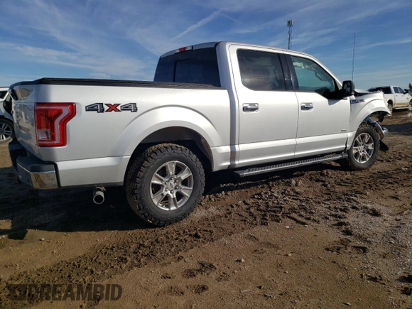2017 Ford F-150 XL with VIN 1FTEW1EP8HKC35164, listed as a Copart auction lot 40197354 with 127,259 mi miles and Salvage title. Bid and sale history available at DreamBid. Image 3.