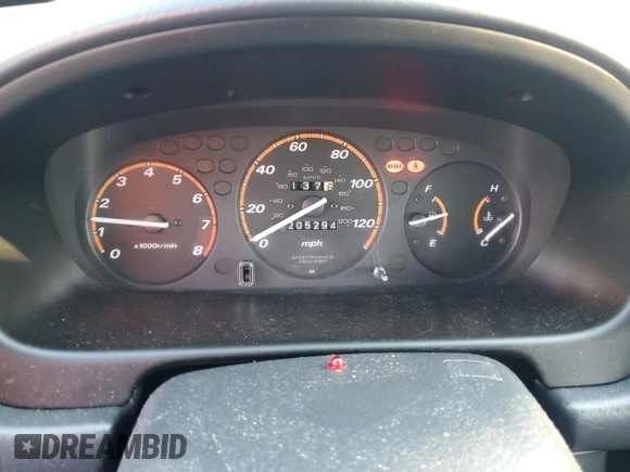 1999 Honda CR-V EX with VIN JHLRD1767XC030653, listed as a Copart auction lot 89239985 with 205,294 mi miles and Salvage Title. Bid and sale history available at carsss.com. Image 9.