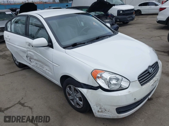 2010 Hyundai Accent GLS with VIN KMHCN4AC1AU491022, listed as a IAAI auction lot 41926186 with 117,398 mi miles. Bid and sale history available at carsss.com. Image 1.