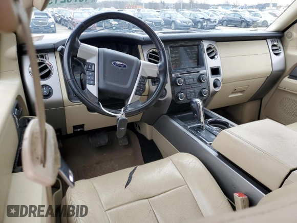2016 Ford Expedition Max Limited with VIN 1FMJK2AT2GEF03069, listed as a Copart auction lot 46732195 with 188,596 mi miles and Clean title. Bid and sale history available at DreamBid. Image 8.