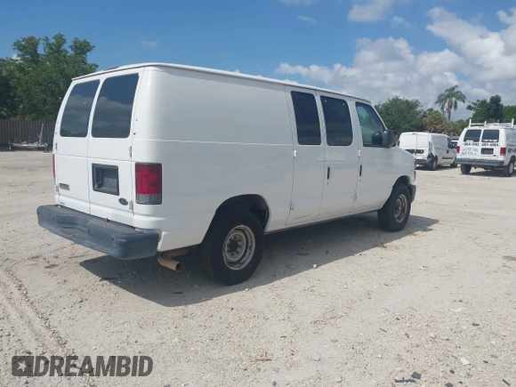 2012 Ford Econoline Cargo Commercial with VIN 1FTNE2EL1CDB15063, listed as a IAAI auction lot 41861426 with 167,961 mi miles and . Bid and sale history available at DreamBid. Image 4.