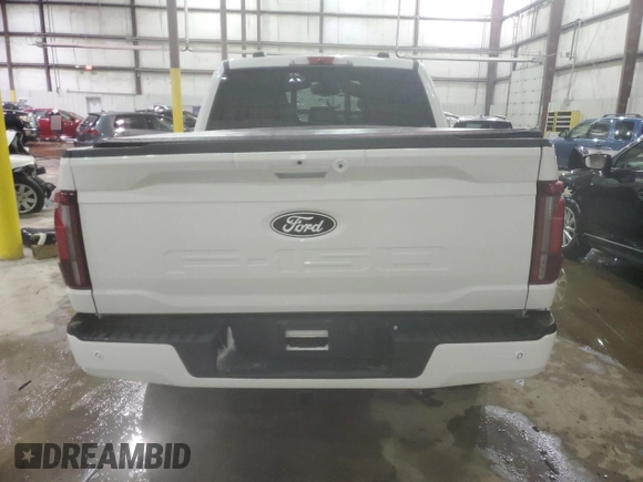 2024 Ford F-150 with VIN 1FTFW7LD8RFA16151, listed as a Copart auction lot 45981835 with 41,829 mi miles and Salvage title. Bid and sale history available at DreamBid. Image 6.