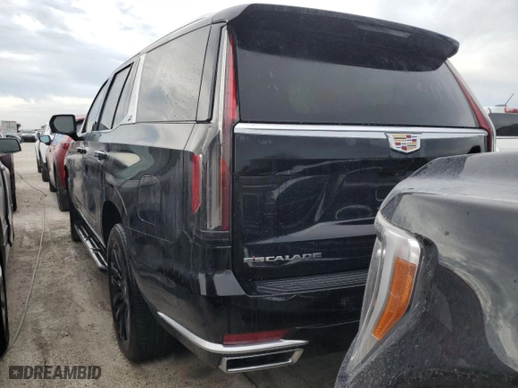 2023 Cadillac Escalade RWD Premium Luxury with VIN 1GYS3BKLXPR408332, listed as a Copart auction lot 74139724 with 0 mi miles and Non Repairable. Bid and sale history available at carsss.com. Image 2.