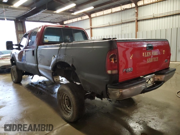 1999 Ford Super Duty F-250 XL with VIN 1FTNW21S8XED59125, listed as a Copart auction lot 84414954 with 167,827 mi miles and Salvage Title. Bid and sale history available at carsss.com. Image 2.