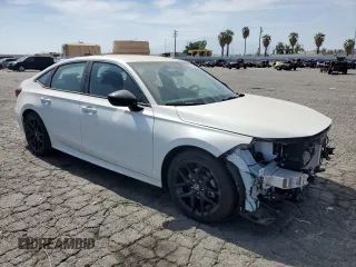 2025 Honda Civic Sport with VIN 2HGFE2F5XSH513833, listed as a Copart auction lot 57674385 with 7 mi miles and Salvage title. Bid and sale history available at DreamBid. Image 4.