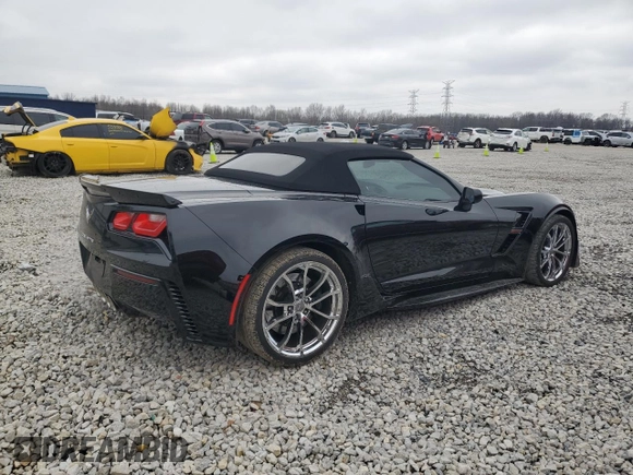 2017 Chevrolet Corvette with VIN 1G1Y13D79H5114515, listed as a Copart auction lot 45343615 with 30,078 mi miles and Salvage title. Bid and sale history available at DreamBid. Image 3.