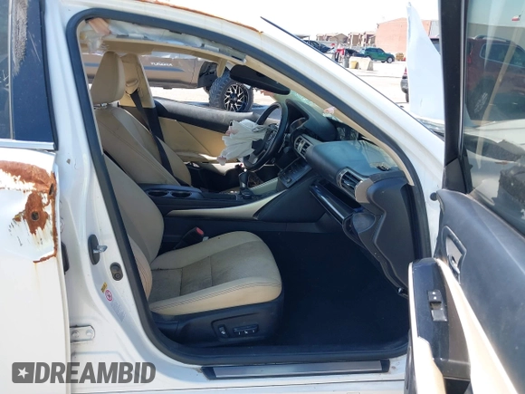 2015 Lexus IS 250 with VIN JTHCF1D28F5029172, listed as a IAAI auction lot 42385343 with Not provided miles and . Bid and sale history available at DreamBid. Image 5.
